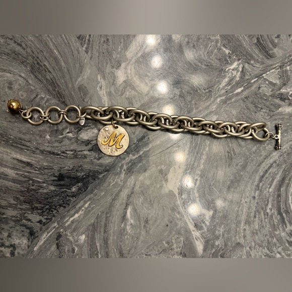 Jewel Kade chunky bracelet with “M” charm - Picture 1 of 3